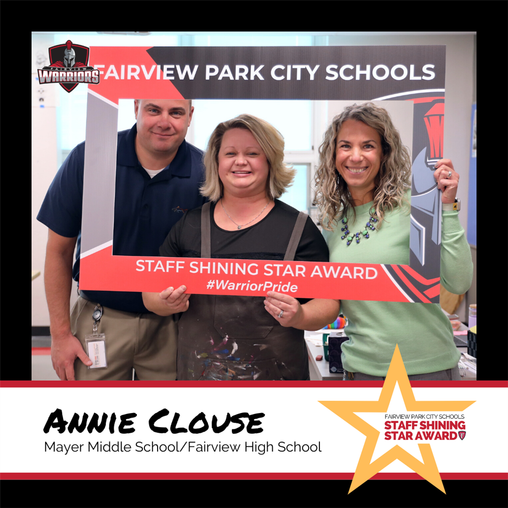 Annie Clouse Wins Staff Shining Star Award