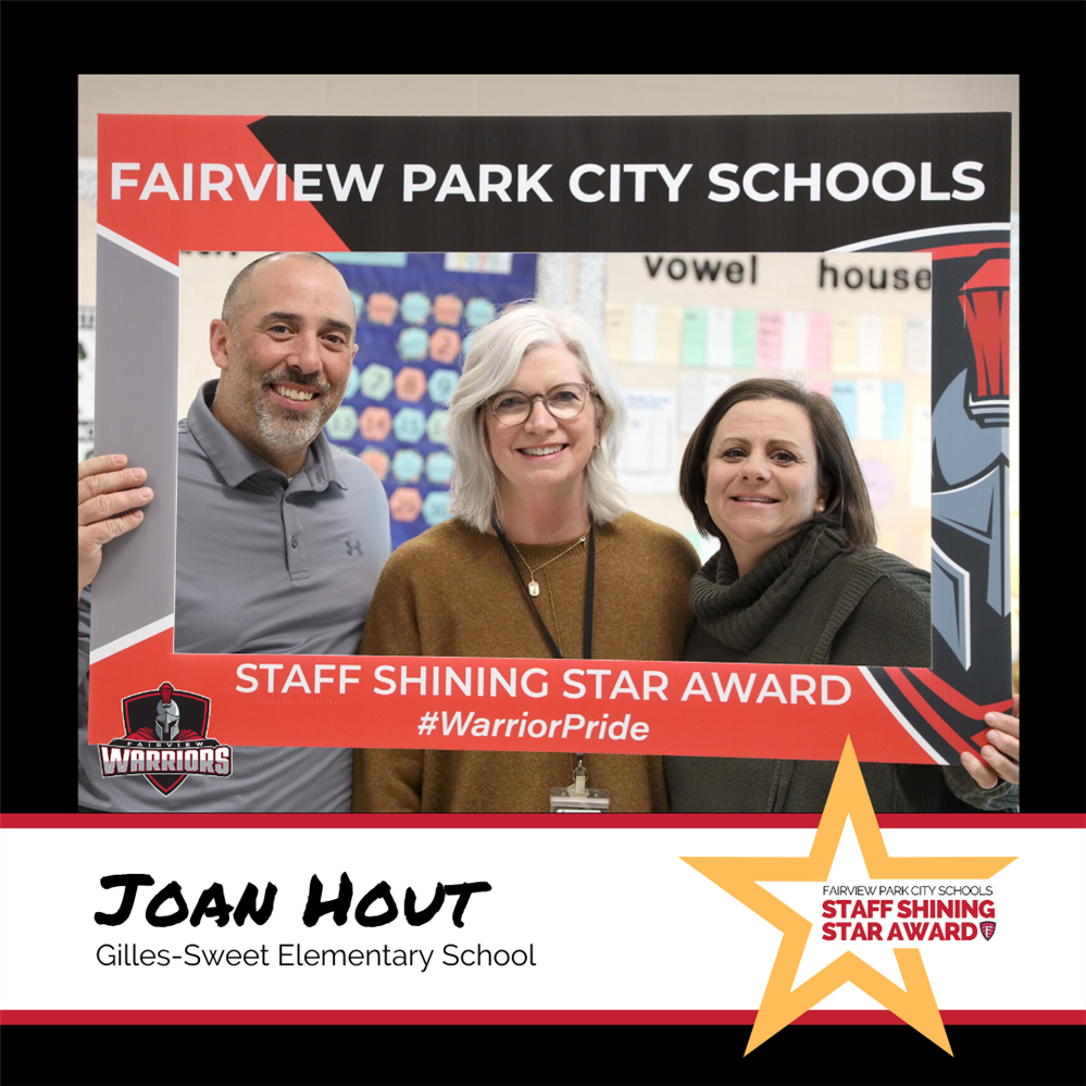Staff Shining Star Award Winner Joan Hout