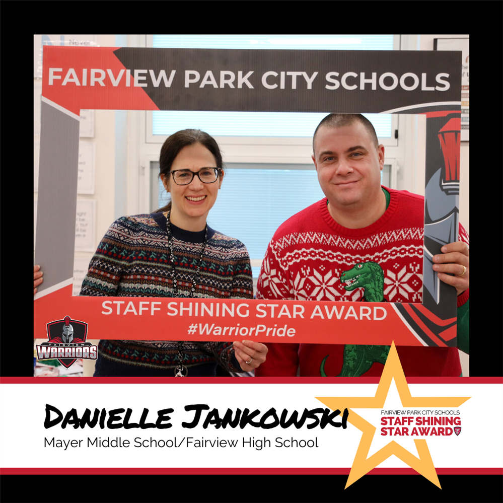  Staff Shining Star Award Winner Danielle Jankowski