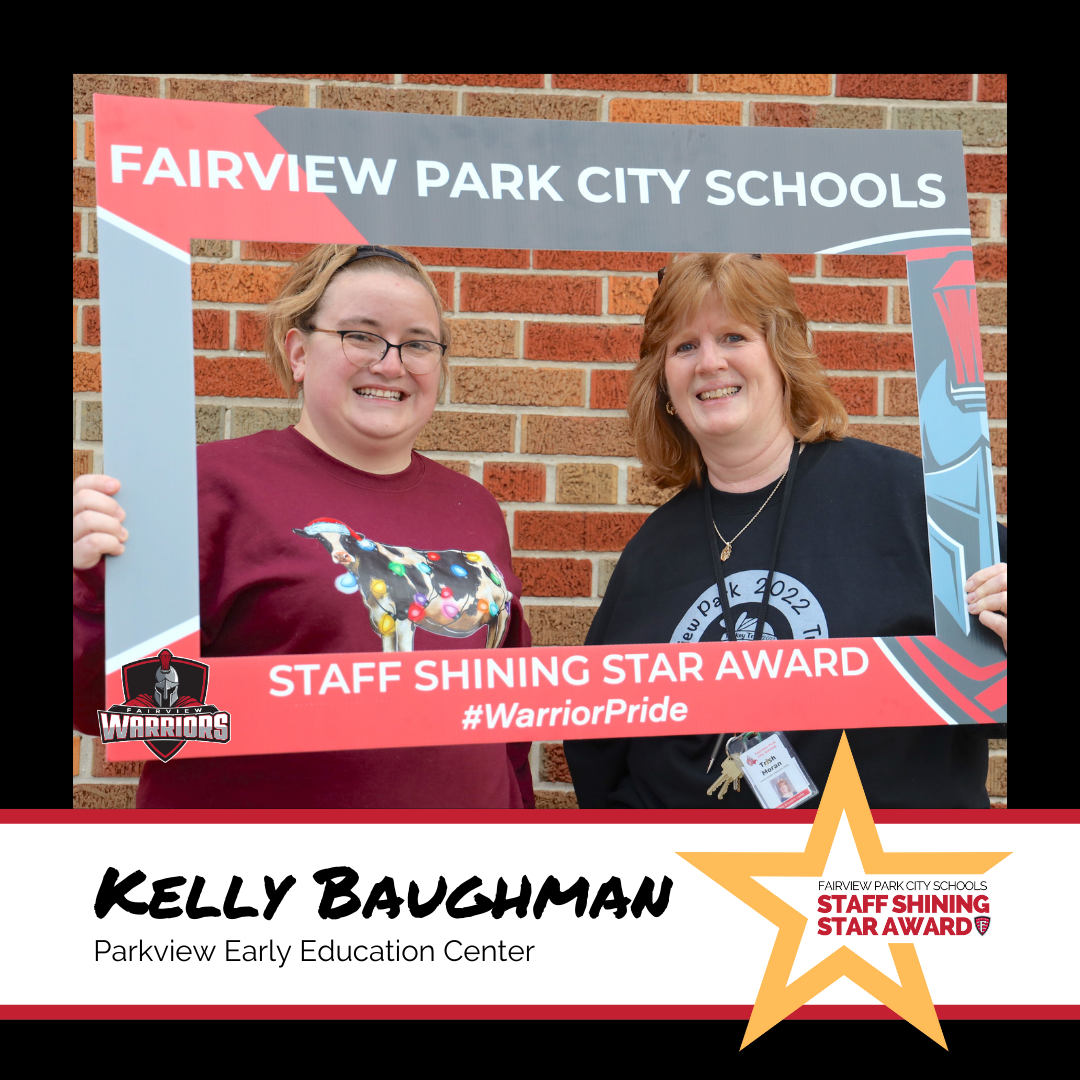 Staff Shining Star Award Winner Kelly Baughman