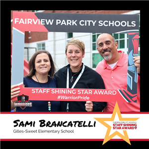  Staff Shining Star Award Winner Sami Brancatelli