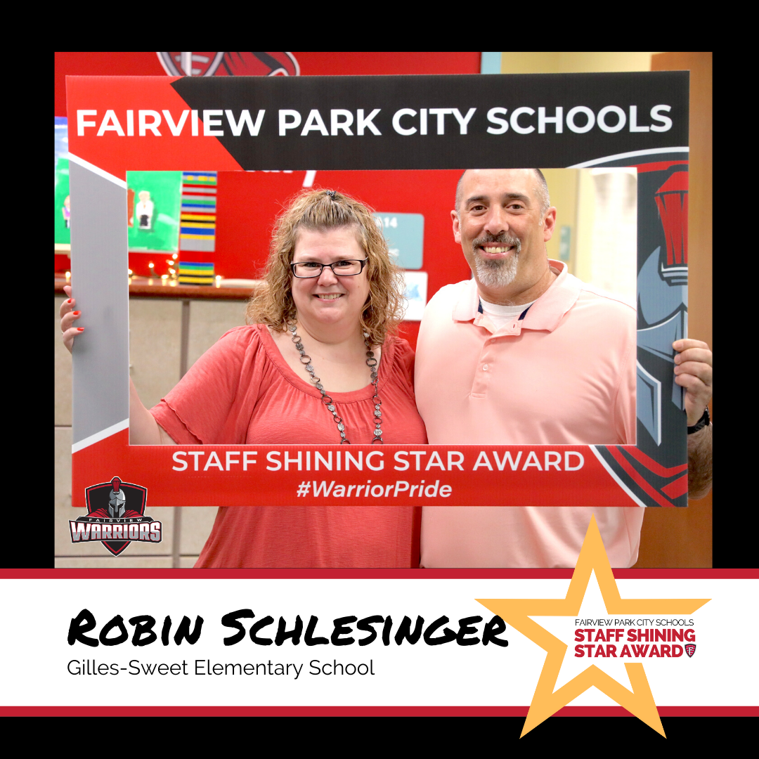 Staff Shining Star Award Winner Robin Schlesinger