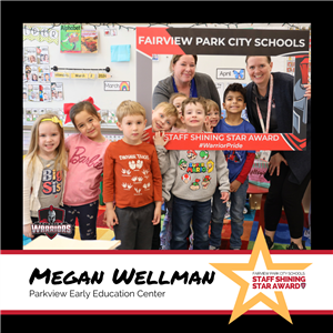  Staff Shining Star Award Winner Megan Wellman