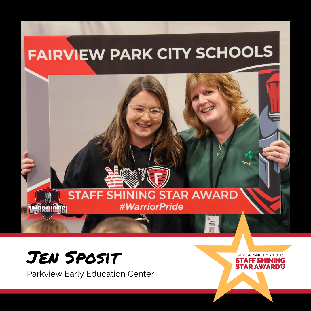 Staff Shining Star Award Winner Jen Sposit