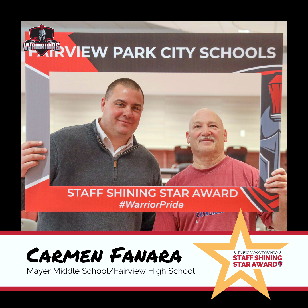 Staff Shining Star Award Winner Carmen Fanara