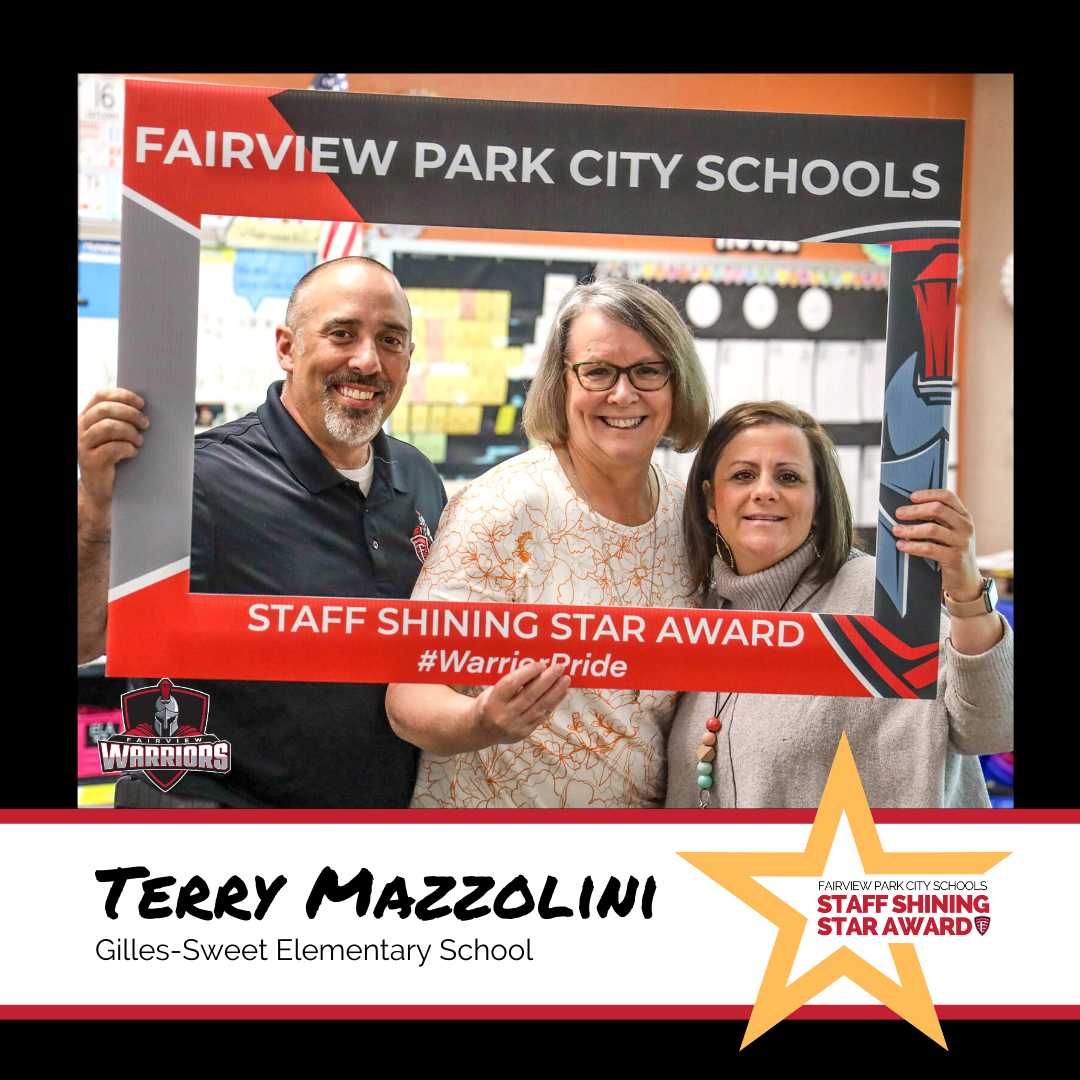 Staff Shining Star Award Winner Terry Mazzolini