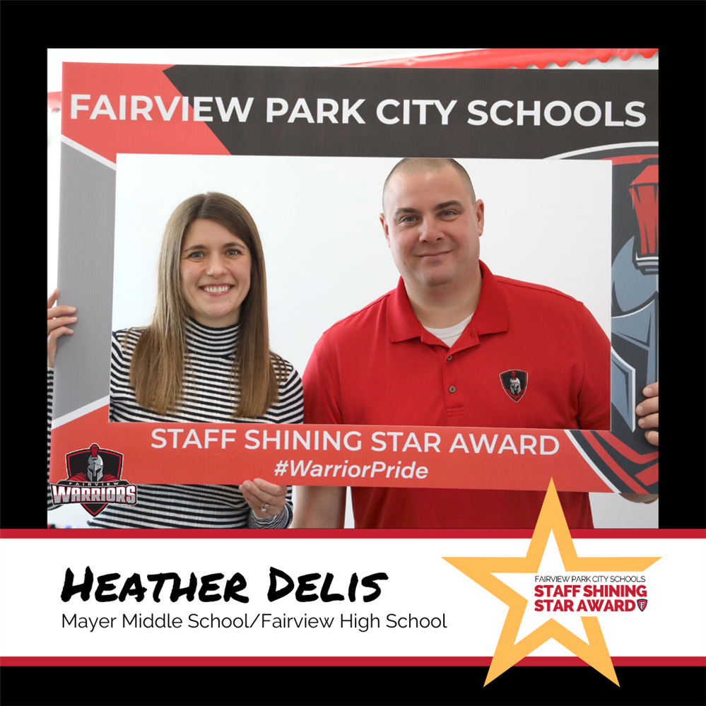  Staff Shining Star Award Winner Heather Delis