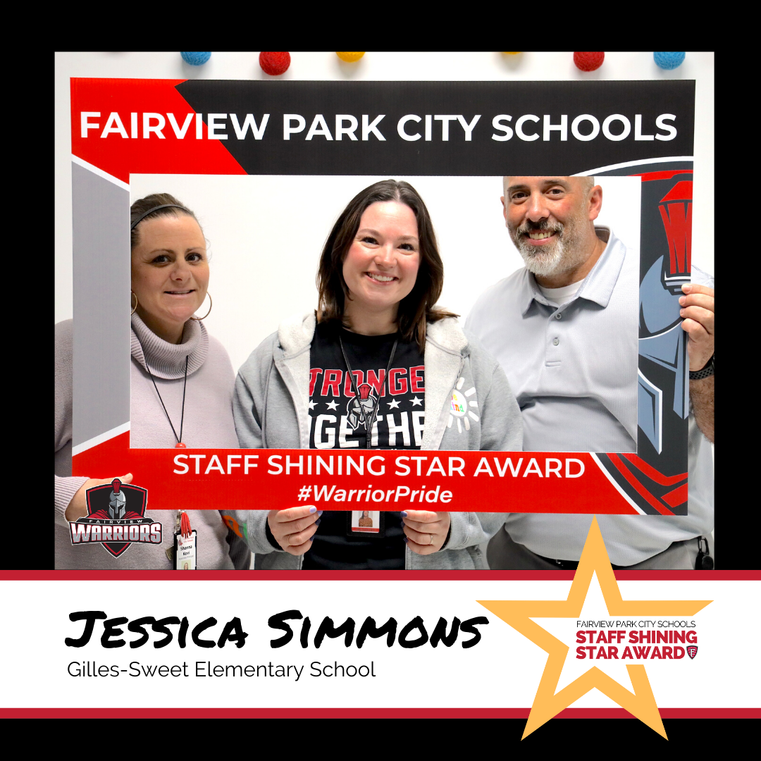 Staff Shining Star Award Winner Jessica Simmons