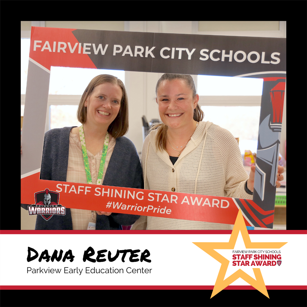  Staff Shining Star Award Winner Dana Reuter