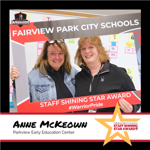 Staff Shining Star Winner Anne McKeown