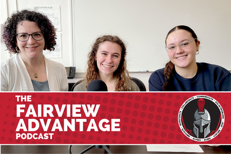  Fairview Advantage Podcast with Mrs. Atwood and students